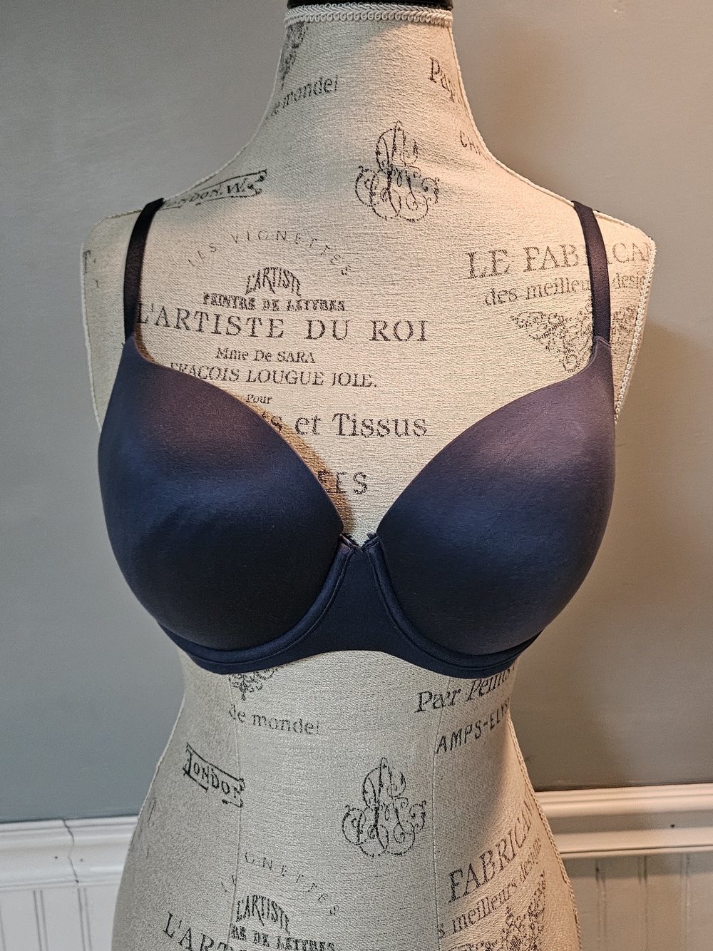 NWT Aerie Sunnie Demi Push Up Bra - Navy Blue (36D)